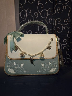 Loungefly Disney Tinker Bell Holiday Sequin Crossbody Bag - NWT