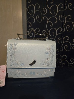 Cinderella Shimmer Crossbody Bag Loungefly NWT