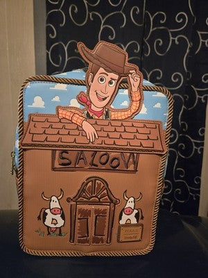 Loungefly Pixar Toy Story 30th Anniversary Woody Saloon Mini Backpack NWT